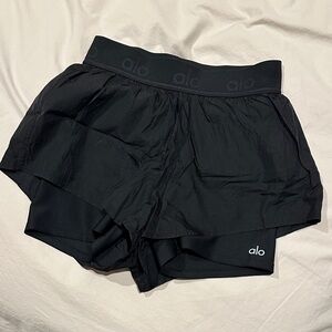 ALO Yoga Black Athletic Shorts
